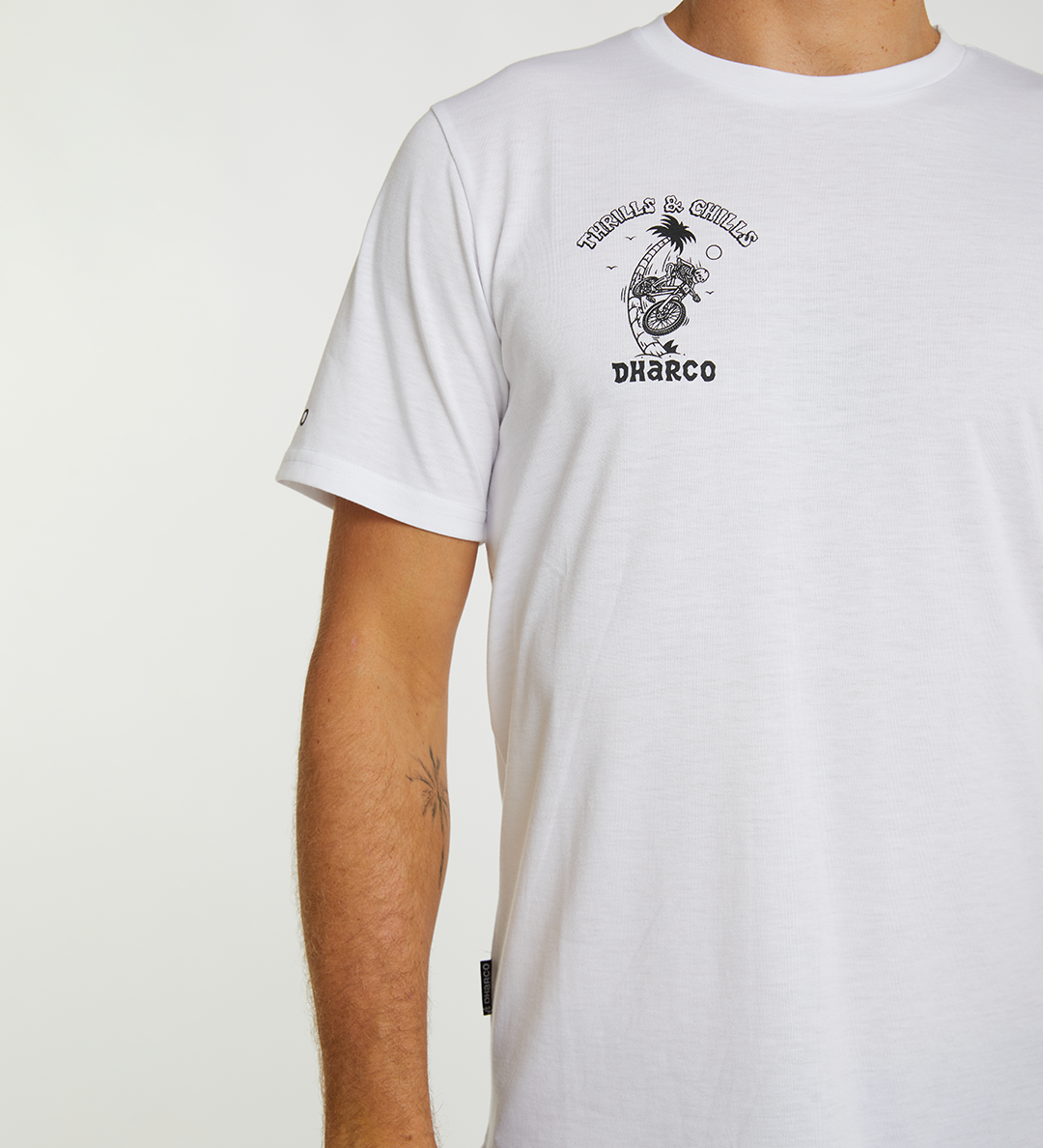 Men's Tech Tee | Thrills & Chills White