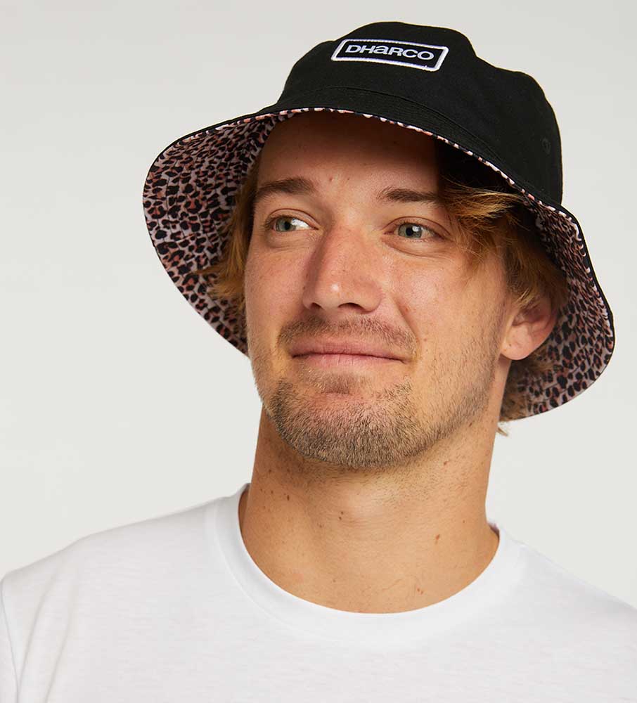 Reversible Bucket Hat - Leopard