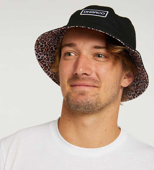 Reversible Bucket Hat - Leopard